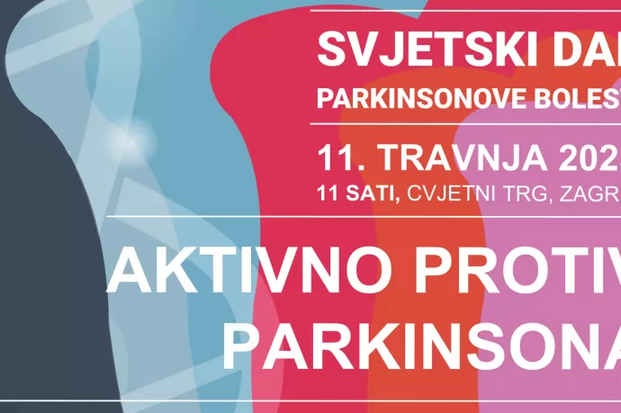 Aktivno protiv Parkinsona 11. travnja na Cvjetnom trgu u Zagrebu